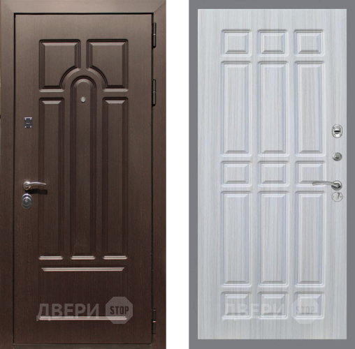 Дверь Рекс (REX) Эврика FL-33 Сандал белый в Бронницах