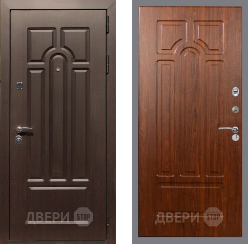 Входная металлическая Дверь Рекс (REX) Эврика FL-58 Морёная берёза в Бронницах