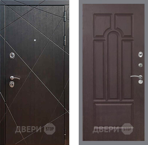 Входная металлическая Дверь Рекс (REX) 13 Венге FL-58 Венге в Бронницах