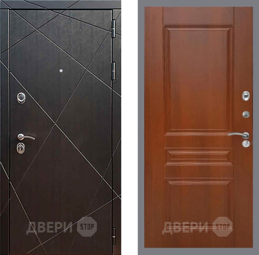 Входная металлическая Дверь Рекс (REX) 13 Венге FL-243 Итальянский орех в Бронницах