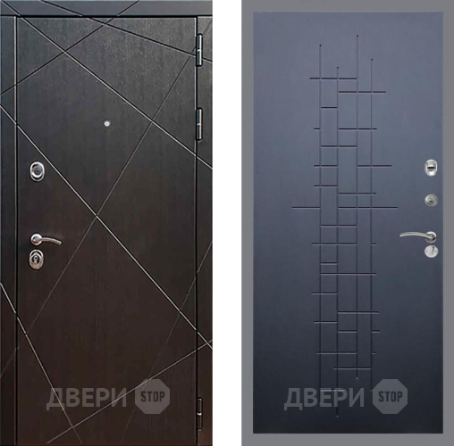 Входная металлическая Дверь Рекс (REX) 13 Венге FL-289 Ясень черный в Бронницах