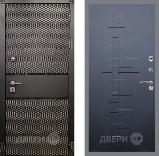 Входная металлическая Дверь Рекс (REX) 15 Черный Кварц FL-289 Ясень черный в Бронницах