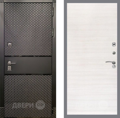 Входная металлическая Дверь Рекс (REX) 15 Черный Кварц GL Акация в Бронницах