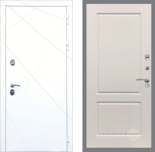 Входная металлическая Дверь Рекс (REX) 13 Силк Сноу FL-117 Шампань в Бронницах