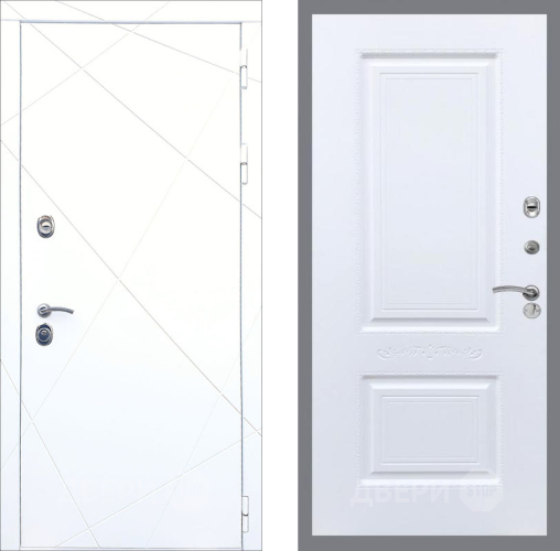 Входная металлическая Дверь Рекс (REX) 13 Силк Сноу Смальта Силк Сноу в Бронницах