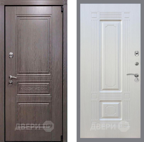 Входная металлическая Дверь Рекс (REX) Премиум-S FL-2 Лиственница беж в Бронницах