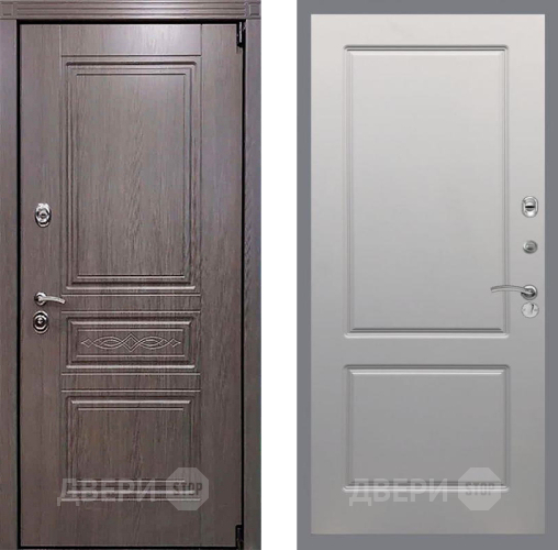 Входная металлическая Дверь Рекс (REX) Премиум-S FL-117 Грей софт в Бронницах