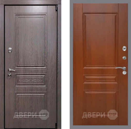 Входная металлическая Дверь Рекс (REX) Премиум-S FL-243 Итальянский орех в Бронницах