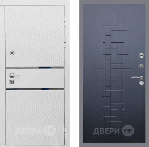 Входная металлическая Дверь Рекс (REX) 15 Силк Сноу FL-289 Ясень черный в Бронницах