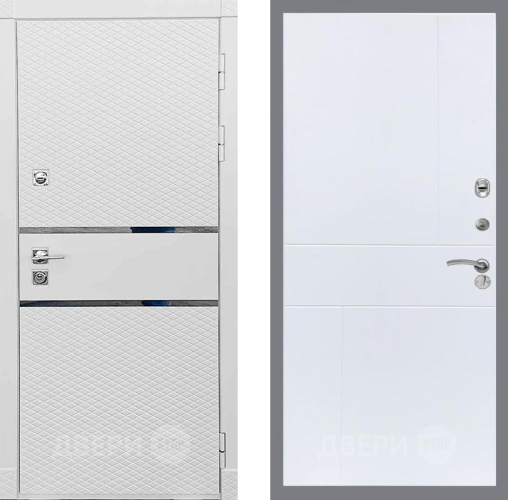 Входная металлическая Дверь Рекс (REX) 15 Силк Сноу FL-290 Силк Сноу в Бронницах