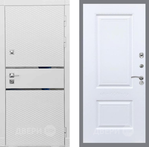 Входная металлическая Дверь Рекс (REX) 15 Силк Сноу Смальта Силк Сноу в Бронницах