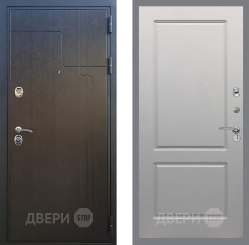 Входная металлическая Дверь Рекс (REX) Премиум-246 FL-117 Грей софт в Бронницах