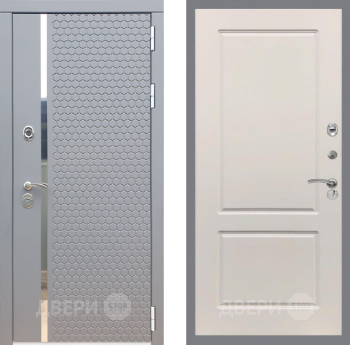 Входная металлическая Дверь Рекс (REX) 24 FL-117 Шампань в Бронницах