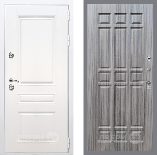 Дверь Рекс (REX) Премиум-н Силк Сноу FL-33 Сандал грей в Бронницах