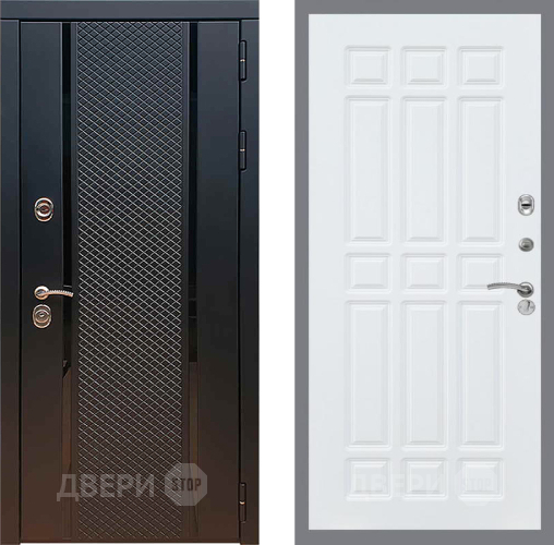 Входная металлическая Дверь Рекс (REX) 25 FL-33 Силк Сноу в Бронницах