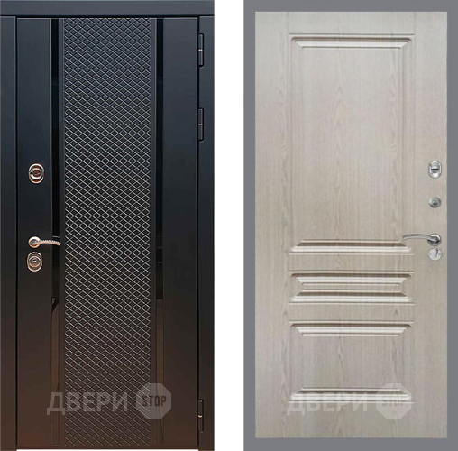 Входная металлическая Дверь Рекс (REX) 25 FL-243 Беленый дуб в Бронницах