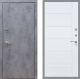 Входная металлическая Дверь Стоп Лучи ФЛ-102 Белый ясень в Бронницах