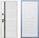 Входная металлическая Дверь Дива МХ-45 Белая STR Д-13 Белый в Бронницах