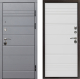 Входная металлическая Дверь Престиж Линия Грэй Line Белый в Бронницах