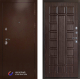 Входная металлическая Дверь Престиж Медь Престиж Венге в Бронницах