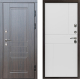 Входная металлическая Дверь Престиж TERMO с терморазрывом Классика Горизонт Бетон белый в Бронницах