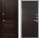 Входная металлическая Дверь Интекрон (INTECRON) Брайтон Тиковое Дерево Гладкая Эковенге поперечный в Бронницах