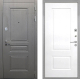 Дверь Интекрон (INTECRON) Брайтон Графит Альба Роял Вуд белый в Бронницах