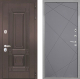 Входная металлическая Дверь Интекрон (INTECRON) Италия Лучи-М Графит софт в Бронницах