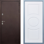 Дверь Дива МД-40 Медь М-30 Белый 860х2050 мм