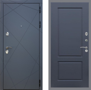 Дверь Рекс (REX) 13 Силк Титан FL-117 Силк титан 860х2050 мм