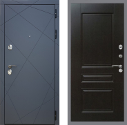 Дверь Рекс (REX) 13 Силк Титан FL-243 Венге 860х2050 мм